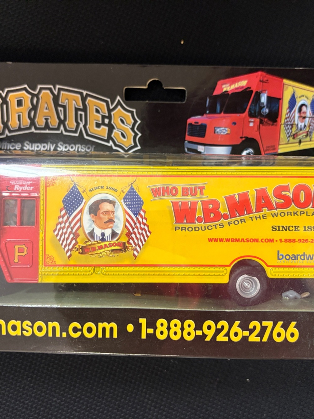 Pittsburgh pirates Delivery Toy Truck with Graphic Decals